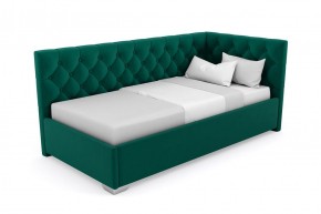 Кровать угловая Виола интерьерная +основание/ПМ/бельевое дно (80х200) в Губахе - gubaha.mebel-74.com | фото