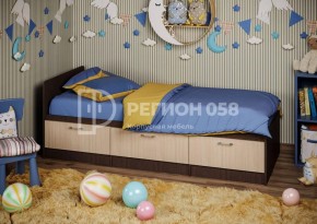 Кровать Юниор-5 ЛДСП в Губахе - gubaha.mebel-74.com | фото