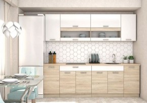 Кухонный гарнитур Лайт 2400 в Губахе - gubaha.mebel-74.com | фото
