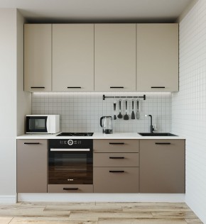 Кухонный гарнитур Латте 2200 (Стол. 26мм) в Губахе - gubaha.mebel-74.com | фото