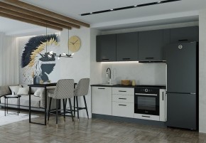 Кухонный гарнитур Лофт 2550 (Стол. 26мм) в Губахе - gubaha.mebel-74.com | фото