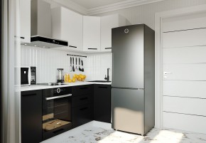 Кухонный гарнитур угловой Графика 2200х1000 (Стол. 38мм) в Губахе - gubaha.mebel-74.com | фото
