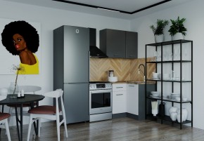 Кухонный гарнитур угловой Лофт 1000х1000 (Стол. 38мм) в Губахе - gubaha.mebel-74.com | фото