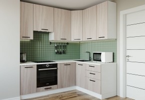 Кухонный гарнитур угловой Шимо 2200х1600 (Стол. 38мм) в Губахе - gubaha.mebel-74.com | фото