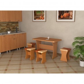 Кухонный стол и 4 табурета Титул в Губахе - gubaha.mebel-74.com | фото