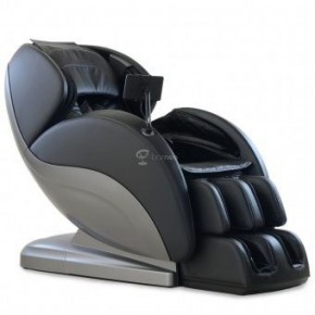 Массажное кресло PS6500 черно-серебряное в Губахе - gubaha.mebel-74.com | фото