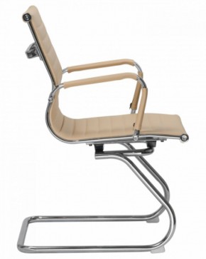 Офисное кресло для посетителей LMR-102N Бежевый в Губахе - gubaha.mebel-74.com | фото