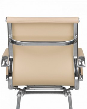 Офисное кресло для посетителей LMR-102N Бежевый в Губахе - gubaha.mebel-74.com | фото