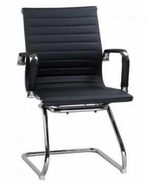 Офисное кресло для посетителей LMR-102N Черный в Губахе - gubaha.mebel-74.com | фото