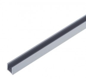 Планка для стеновой панели П-образная 4 мм (алюминий) в Губахе - gubaha.mebel-74.com | фото
