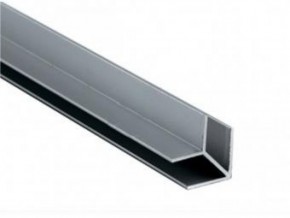 Планка угловая "W" 4 мм для стеновой панели (алюминий) в Губахе - gubaha.mebel-74.com | фото
