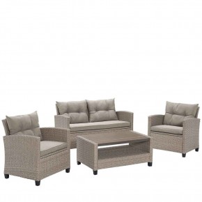 Плетеный комплект мебели с диваном AFM-804B Beige в Губахе - gubaha.mebel-74.com | фото