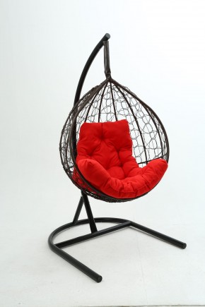 Подвесное кресло Бароло (коричневый/красный) в Губахе - gubaha.mebel-74.com | фото