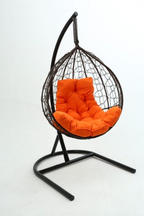 Подвесное кресло Бароло (коричневый/оранжевый) в Губахе - gubaha.mebel-74.com | фото