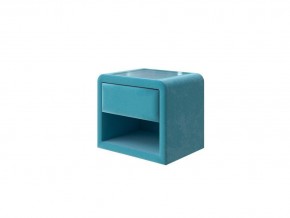 PROxSON Тумба Cube (Ткань: Велюр Shaggy Azure) 52x41 в Губахе - gubaha.mebel-74.com | фото