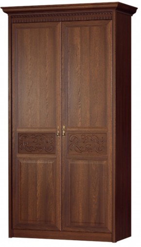 Шкаф 2-х дверный с полками ДСП №181 "Лючия" Дуб оксфорд в Губахе - gubaha.mebel-74.com | фото