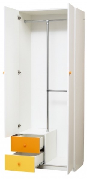 Шкаф 2-х дверный с ящиками и зеркалом Радуга (800) в Губахе - gubaha.mebel-74.com | фото