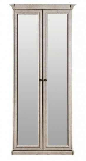 Шкаф 2-х створчатый с Зеркалом Афина (крем корень) в Губахе - gubaha.mebel-74.com | фото