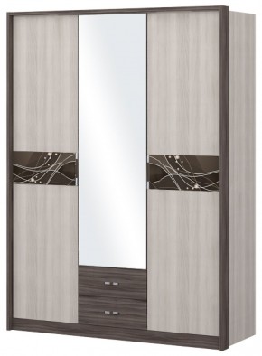 Шкаф 3-х дверный с зеркалом Шк68.2 МС Николь в Губахе - gubaha.mebel-74.com | фото