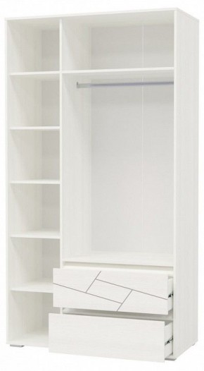 Шкаф 3-х дверный с ящиками АДЕЛИНА (4-4832рам.б) в Губахе - gubaha.mebel-74.com | фото