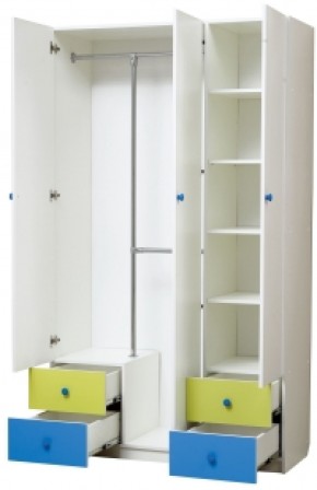 Шкаф 3-х дверный с ящиками и зеркалом Радуга (1200) в Губахе - gubaha.mebel-74.com | фото
