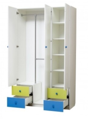 Шкаф 3-х дверный с ящиками Радуга (1200) в Губахе - gubaha.mebel-74.com | фото