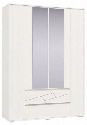 Шкаф 4-х дверный с ящиками АДЕЛИНА (4-4833рам.б) в Губахе - gubaha.mebel-74.com | фото