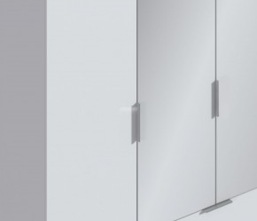 Шкаф 4х дверный с зеркалами Николь СБ-2595/1 (Белый) в Губахе - gubaha.mebel-74.com | фото