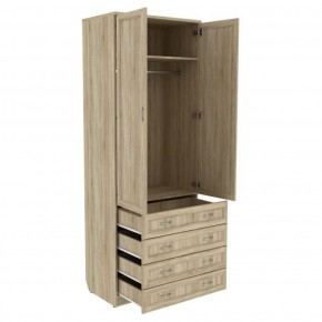 Шкаф для белья со штангой и ящиками арт. 103 в Губахе - gubaha.mebel-74.com | фото