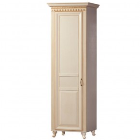 Шкаф для одежды 1-дверный №472 Марлен Кремовый белый в Губахе - gubaha.mebel-74.com | фото