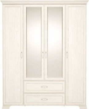 Шкаф для одежды 4-х дверный с зеркалом Венеция 2 бодега в Губахе - gubaha.mebel-74.com | фото