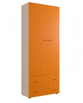 Шкаф ДМ 800 с 2-мя ящиками (оранж) в Губахе - gubaha.mebel-74.com | фото