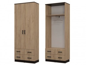 Шкаф «ЛОФТ» для одежды с 2-я ящиками в Губахе - gubaha.mebel-74.com | фото