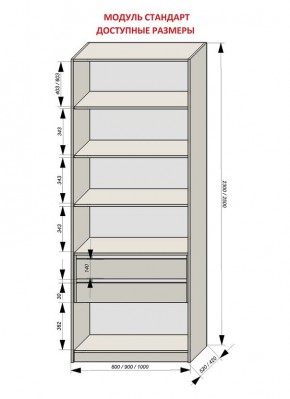Шкаф распашной серия «ЗЕВС» (PL3/С1/PL2) в Губахе - gubaha.mebel-74.com | фото