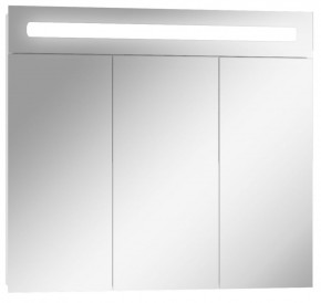 Шкаф-зеркало Аврора 80 с подсветкой LED Домино (DV8009HZ) в Губахе - gubaha.mebel-74.com | фото