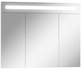 Шкаф-зеркало Аврора 90 с подсветкой LED Домино (DV8011HZ) в Губахе - gubaha.mebel-74.com | фото