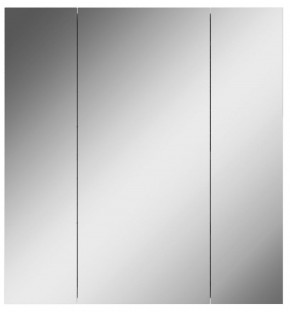Шкаф-зеркало Норма 65 3 двери АЙСБЕРГ (DA1640HZ) в Губахе - gubaha.mebel-74.com | фото