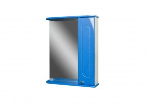 Шкаф-зеркало Радуга Синий металлик 50 ПРАВЫЙ АЙСБЕРГ (DA1128HZR) в Губахе - gubaha.mebel-74.com | фото