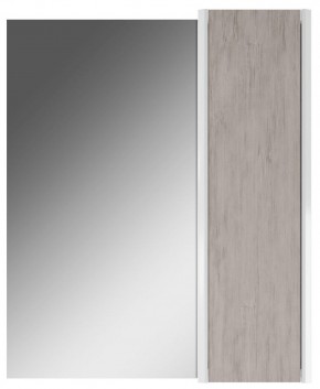 Шкаф-зеркало Uno 60 Дуб серый левый/правый Домино (DU1503HZ) в Губахе - gubaha.mebel-74.com | фото