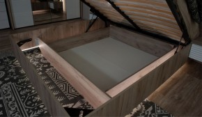 Спальня Джулия Кровать 160 МИ с подъемным механизмом Дуб крафт серый в Губахе - gubaha.mebel-74.com | фото
