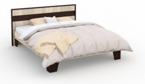 Спальня Эшли Кровать 160 без основания под матрас Венге/Дуб сонома в Губахе - gubaha.mebel-74.com | фото
