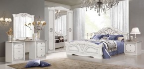 Спальня Грация (комплект 4 дв.) белый/серебро в Губахе - gubaha.mebel-74.com | фото