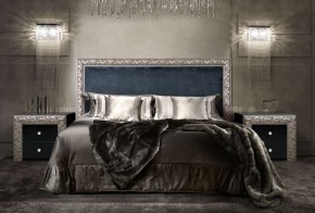 Спальный гарнитур Тиффани Premium черная/серебро в Губахе - gubaha.mebel-74.com | фото