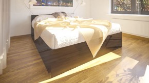 Стандарт Кровать 1600, цвет венге, ШхГхВ 163,5х203,5х70 см., сп.м. 1600х2000 мм., без матраса, основание есть в Губахе - gubaha.mebel-74.com | фото