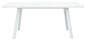 Стол ФИН 120 Белый, стекло/ Белый каркас М-City в Губахе - gubaha.mebel-74.com | фото