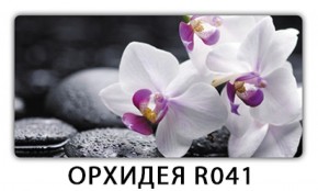 Стол раздвижной Бриз орхидея R041 Цветы R044 в Губахе - gubaha.mebel-74.com | фото