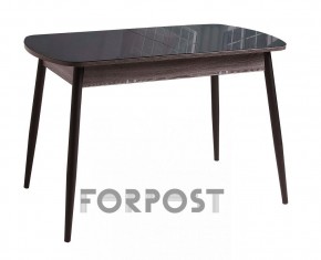 Стол раздвижной со стеклянной столешницей (BLACK, WHITE) в Губахе - gubaha.mebel-74.com | фото