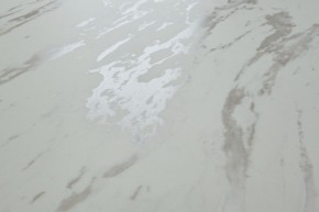 Стол RIETI 200 KL-99 Белый мрамор матовый, итальянская керамика / черный каркас, ®DISAUR в Губахе - gubaha.mebel-74.com | фото