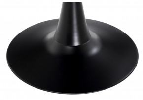 Стол стеклянный Tulip 90x74 black glass в Губахе - gubaha.mebel-74.com | фото