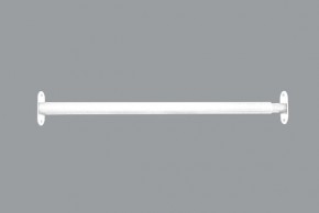 Турник-перекладина раздвиж 600-750мм цв.белый в Губахе - gubaha.mebel-74.com | фото